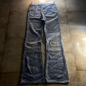 Japanese Archive Vintage Faded Stacked Blue Denim Jeans